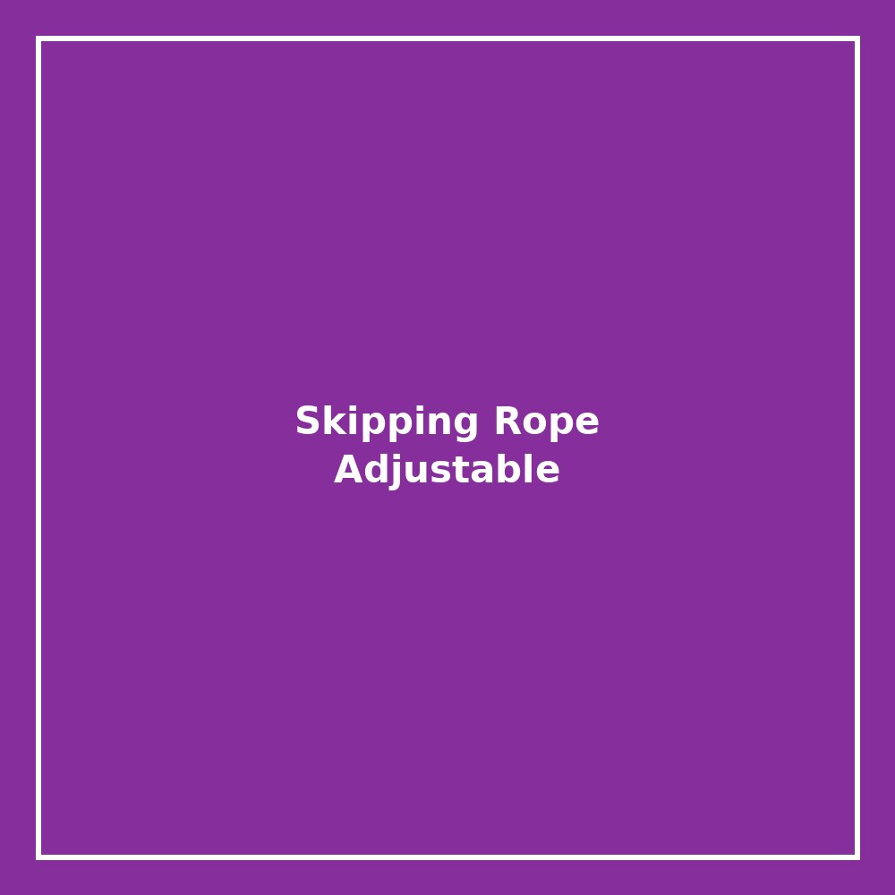 Skipping Rope Adjustable