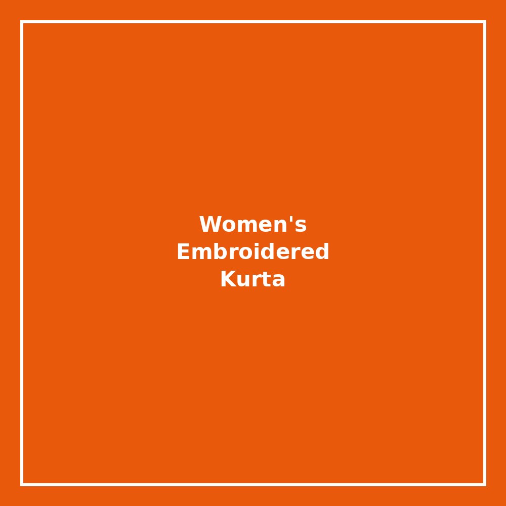 Women's Embroidered Kurta