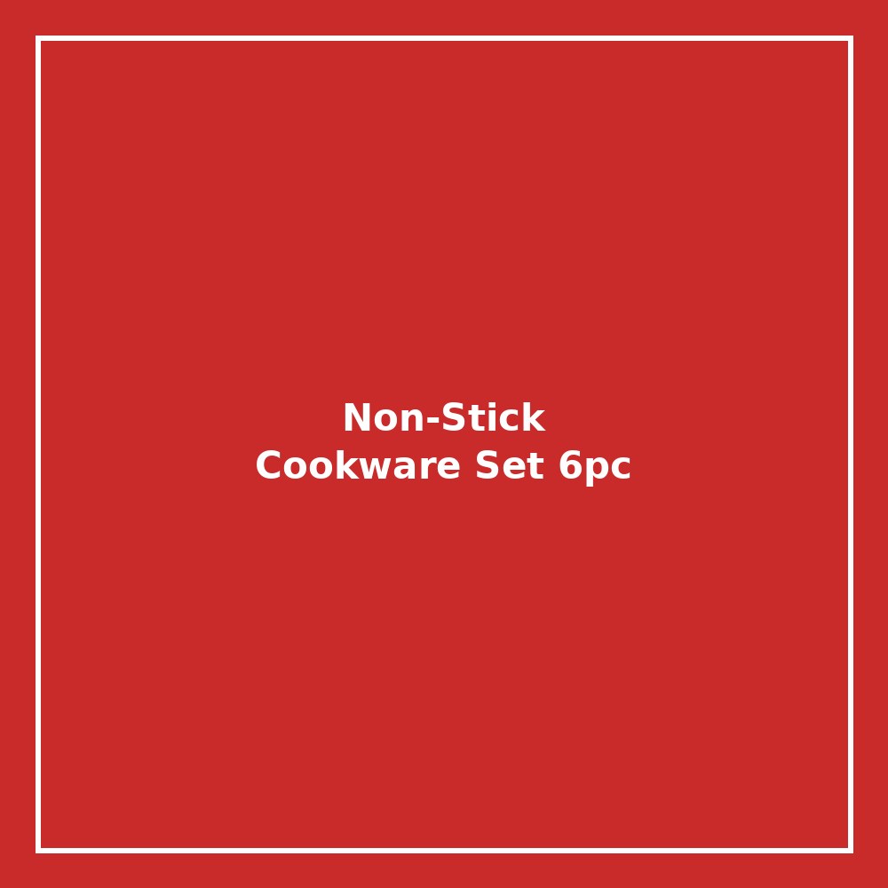 Non-Stick Cookware Set 6pc